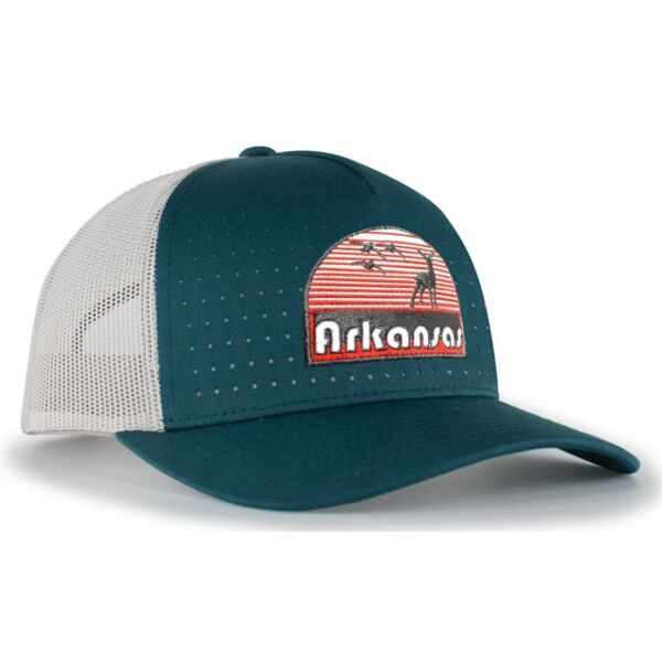 Perforated 5-Panel Trucker Snapback Cap Thumbnail