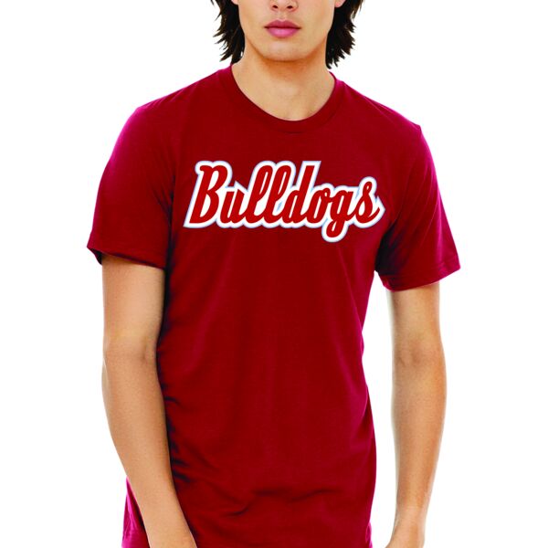 West Monroe Bulldogs Bella and Canvas - Red Thumbnail